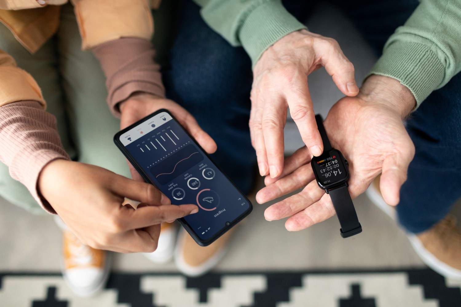 Smart Watch in Hands